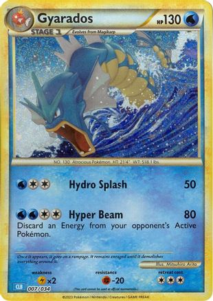 Image of Gyarados 007/034  - Holofoil Trading Card Game Classic - Classic Collection