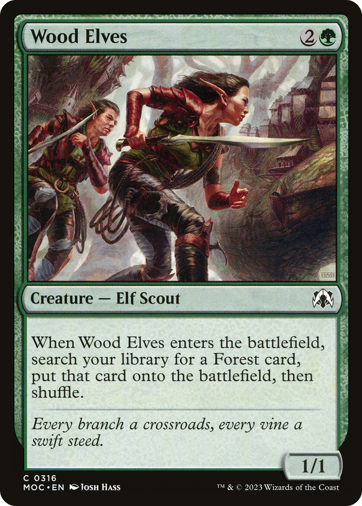 Image of Wood Elves (MOC-316) - March of the Machine Commander