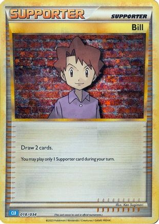 Image of Bill (CLB) 018/034  - Holofoil Trading Card Game Classic - Classic Collection