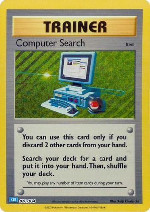 Image of Computer Search (CLB) 020/034  - Holofoil Trading Card Game Classic - Classic Collection