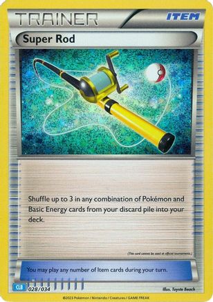 Image of Super Rod (CLB) 028/034  - Holofoil Trading Card Game Classic - Classic Collection