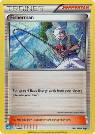 Image of Fisherman 022/034  - Holofoil Trading Card Game Classic - Classic Collection