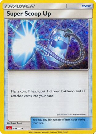 Image of Super Scoop Up 028/034  - Holofoil Trading Card Game Classic - Classic Collection