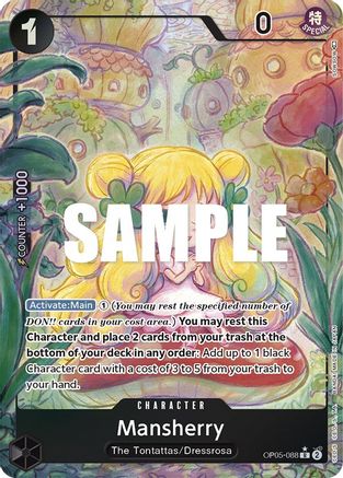Image of Mansherry (Alternate Art) (OP05-088) - Awakening of the New Era Foil