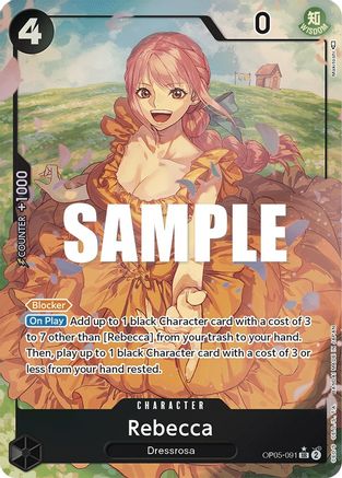 Image of Rebecca (Alternate Art) (OP05-091) - Awakening of the New Era Foil