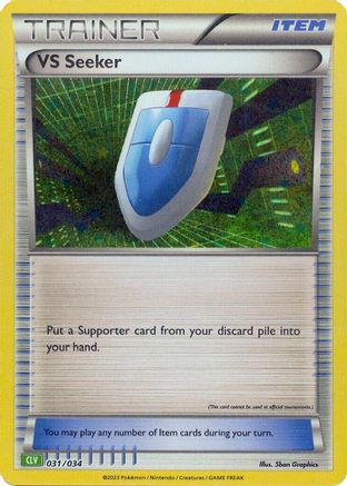 Image of VS Seeker (CLV) 031/034  - Holofoil Trading Card Game Classic - Holo Rare