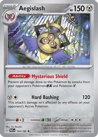 Image of Aegislash 134/182  Deck Exclusives - Rare