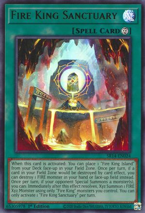 Image of Fire King Sanctuary (SR14-EN024) - Structure Deck: Fire Kings Unlimited