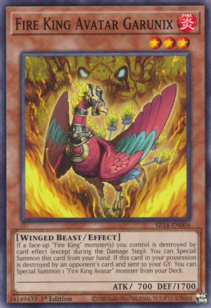 Image of Fire King Avatar Garunix (SR14-EN004) - Structure Deck: Fire Kings Unlimited