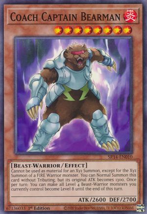 Image of Coach Captain Bearman (SR14-EN010) - Structure Deck: Fire Kings Unlimited