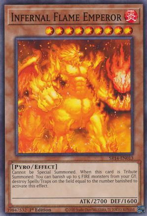 Image of Infernal Flame Emperor (SR14-EN013) - Structure Deck: Fire Kings 1st Edition