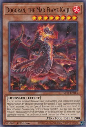 Image of Dogoran, the Mad Flame Kaiju (SR14-EN014) - Structure Deck: Fire Kings 1st Edition