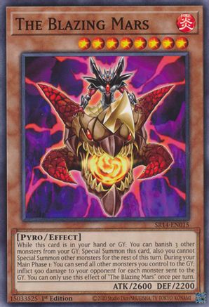 Image of The Blazing Mars (SR14-EN015) - Structure Deck: Fire Kings Unlimited