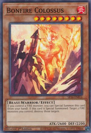 Image of Bonfire Colossus (SR14-EN016) - Structure Deck: Fire Kings 1st Edition