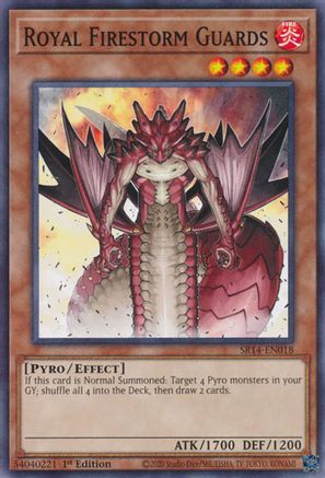 Image of Royal Firestorm Guards (SR14-EN018) - Structure Deck: Fire Kings Unlimited