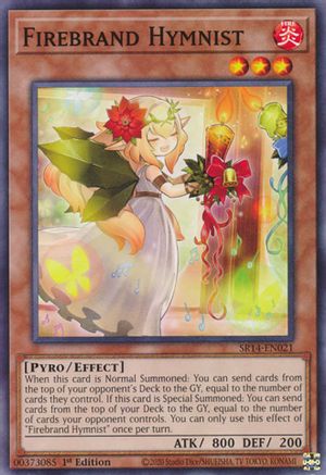 Image of Firebrand Hymnist (SR14-EN021) - Structure Deck: Fire Kings 1st Edition