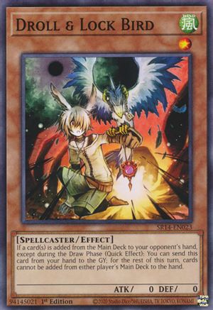 Image of Droll & Lock Bird (SR14-EN023) - Structure Deck: Fire Kings Unlimited