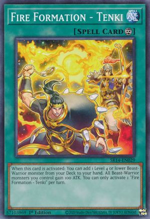 Image of Fire Formation - Tenki (SR14-EN029) - Structure Deck: Fire Kings Unlimited