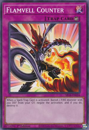 Image of Flamvell Counter (SR14-EN034) - Structure Deck: Fire Kings 1st Edition
