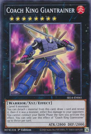 Image of Coach King Giantrainer (SR14-EN041) - Structure Deck: Fire Kings 1st Edition