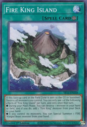 Image of Fire King Island (SR14-EN048) - Structure Deck: Fire Kings Unlimited
