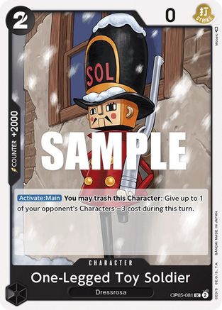 Image of One-Legged Toy Soldier (OP05-081) - Awakening of the New Era