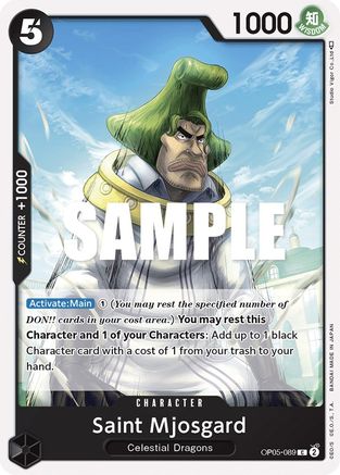 Image of Saint Mjosgard (OP05-089) - Awakening of the New Era