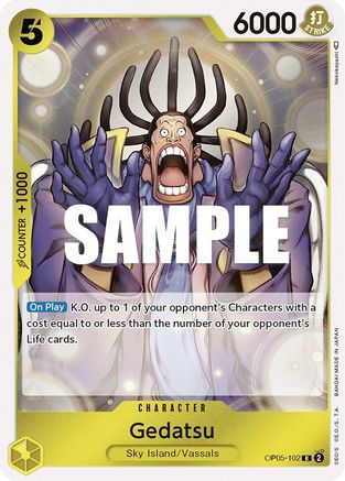 Image of Gedatsu (OP05-102) - Awakening of the New Era Foil