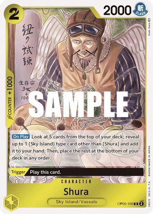 Image of Shura (OP05-106) - Awakening of the New Era Foil
