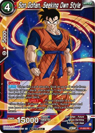 Image of Son Gohan, Seeking Own Style (Zenkai Series Tournament Pack Vol.6) (P-555) - Tournament Promotion Cards