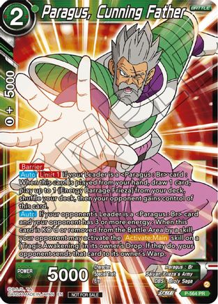 Image of Paragus, Cunning Father (Zenkai Series Tournament Pack Vol.6) (P-564) - Tournament Promotion Cards