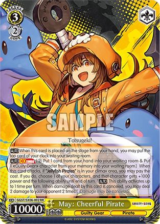 Image of May: Cheerful Pirate (GGST/SX06-002 RR) - Guilty Gear -Strive-