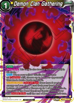 Image of Demon Clan Gathering (Zenkai Series Tournament Pack Vol.6) (P-568) - Tournament Promotion Cards