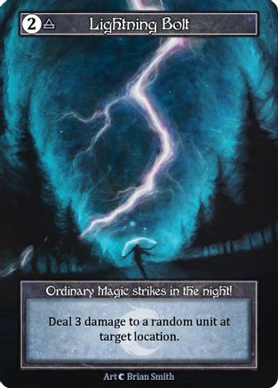 Image of Lightning Bolt (Team Covenant Promo) (Foil)  - Beta Foil
