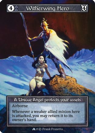 Image of Witherwing Hero (Alpha Investments Promo) (Foil)  - Beta Foil