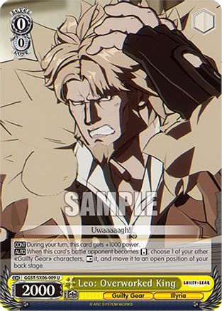 Image of Leo: Overworked King (GGST/SX06-009 U) - Guilty Gear -Strive-