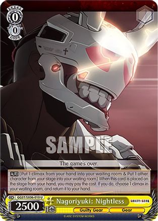 Image of Nagoriyuki: Nightless (GGST/SX06-010 U) - Guilty Gear -Strive-