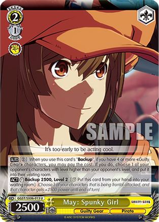 Image of May: Spunky Girl (GGST/SX06-013 U) - Guilty Gear -Strive-