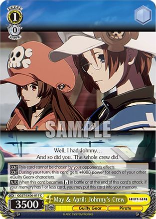 Image of May & April: Johnny's Crew (GGST/SX06-017 C) - Guilty Gear -Strive-