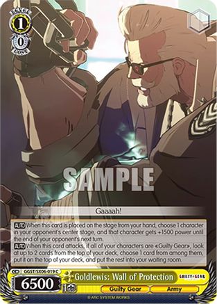 Image of Goldlewis: Wall of Protection (GGST/SX06-019 C) - Guilty Gear -Strive-