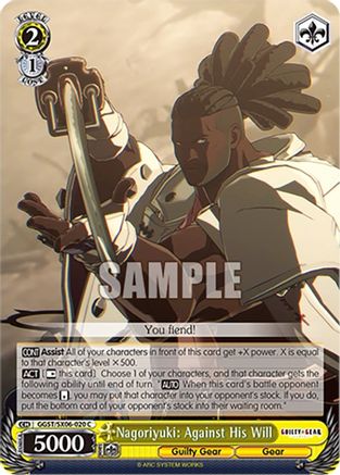 Image of Nagoriyuki: Against His Will (GGST/SX06-020 C) - Guilty Gear -Strive-