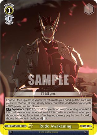 Image of Rude Awakening (GGST/SX06-021 U) - Guilty Gear -Strive-