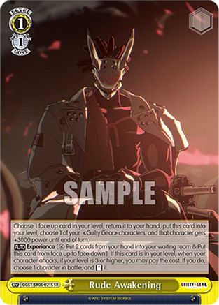 Image of Rude Awakening (SR) (GGST/SX06-021S SR) - Guilty Gear -Strive-