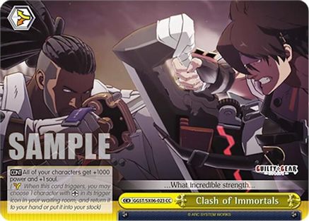 Image of Clash of Immortals (GGST/SX06-023 CC) - Guilty Gear -Strive-