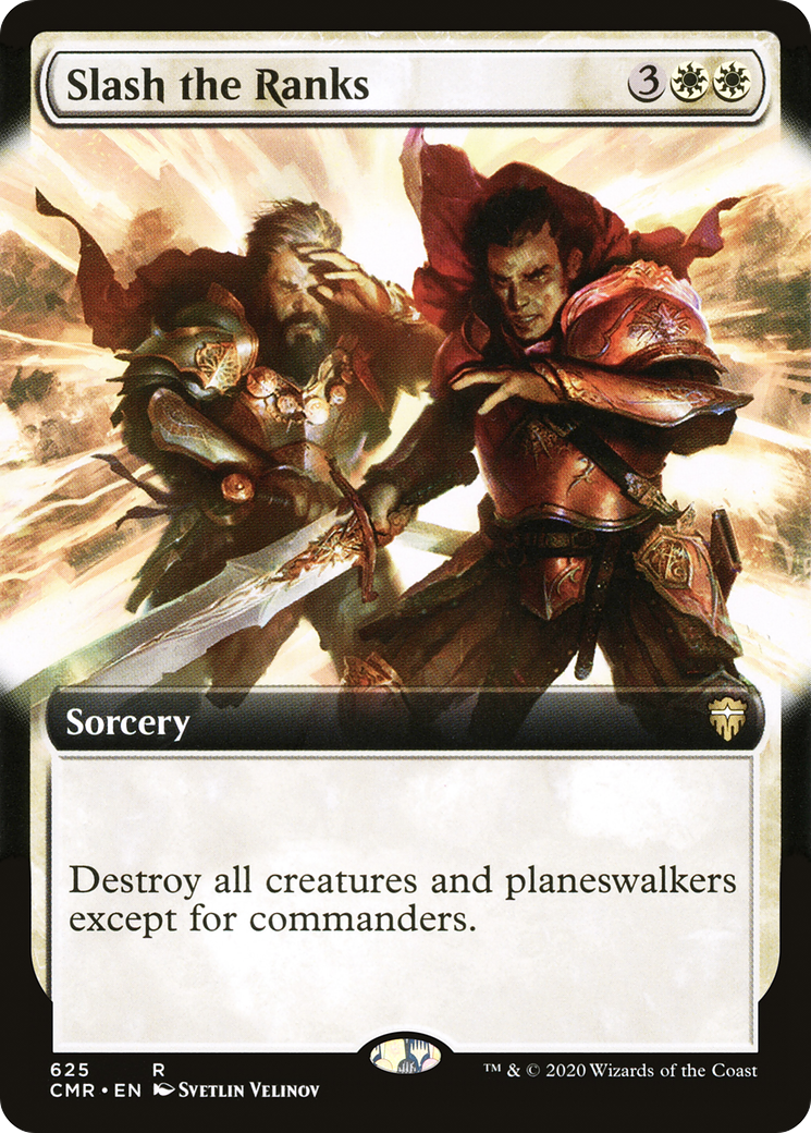 Image of Slash the Ranks (Extended Art) (CMR-625) - Commander Legends: (Extended Art)