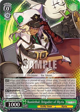 Image of Ramlethal: Brigadier of Illyria (GGST/SX06-026 RR) - Guilty Gear -Strive-