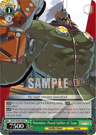 Image of Potemkin: Proud Soldier of Zepp (GGST/SX06-029 R) - Guilty Gear -Strive-