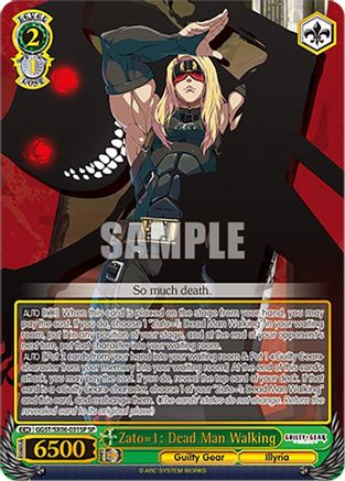 Image of Zato=1: Dead Man Walking (SP) (GGST/SX06-031SP SP) - Guilty Gear -Strive-