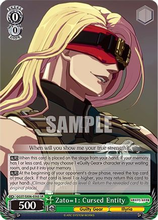 Image of Zato=1: Cursed Entity (SR) (GGST/SX06-036S SR) - Guilty Gear -Strive-
