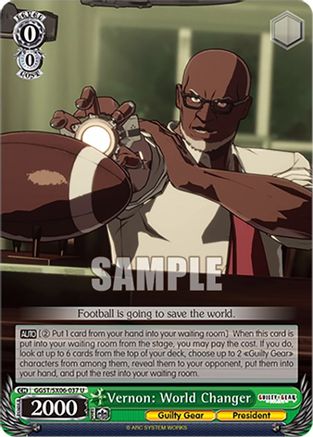 Image of Vernon: World Changer (GGST/SX06-037 U) - Guilty Gear -Strive-